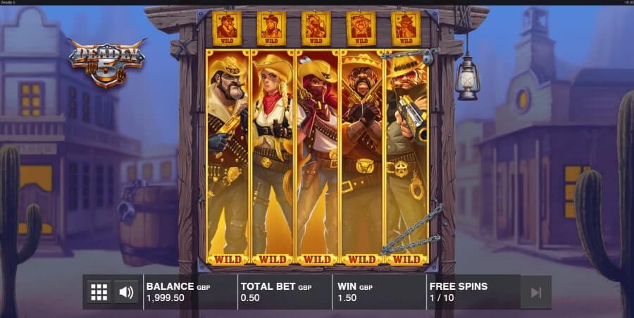 Deadly 5 Push Gaming