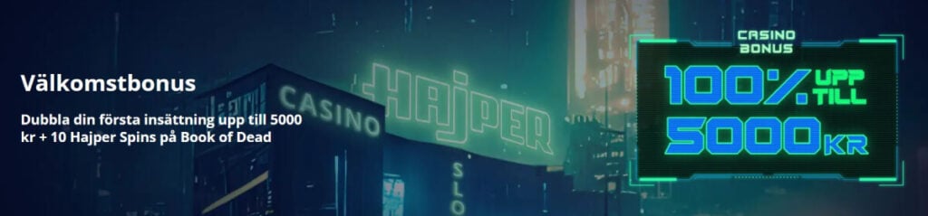 Hajper Välkomstbonus
