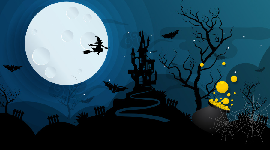 Halloween bonusar casino banner
