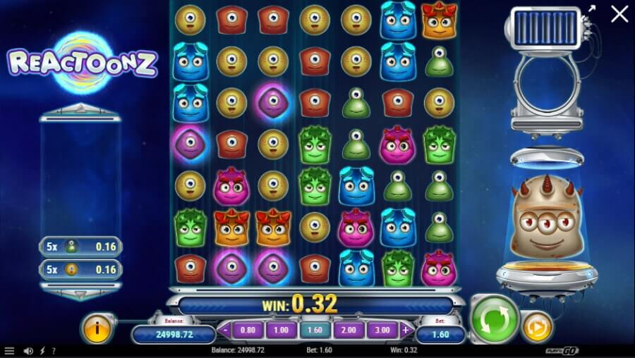 Reactoonz slot