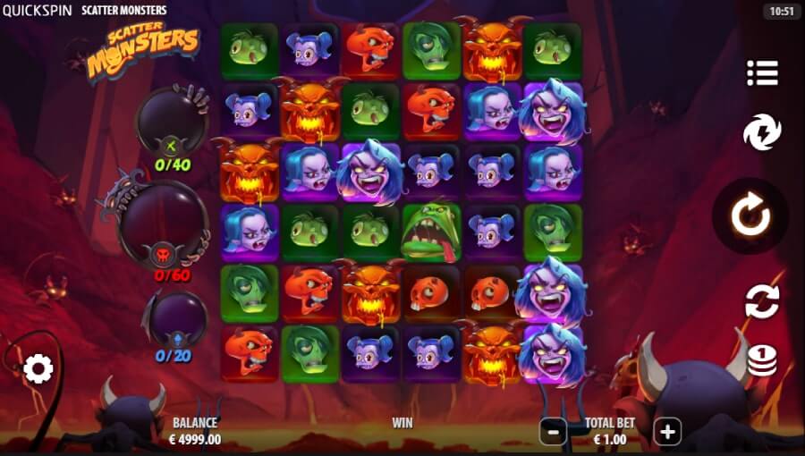 Scatter Monsters slot Quickspin