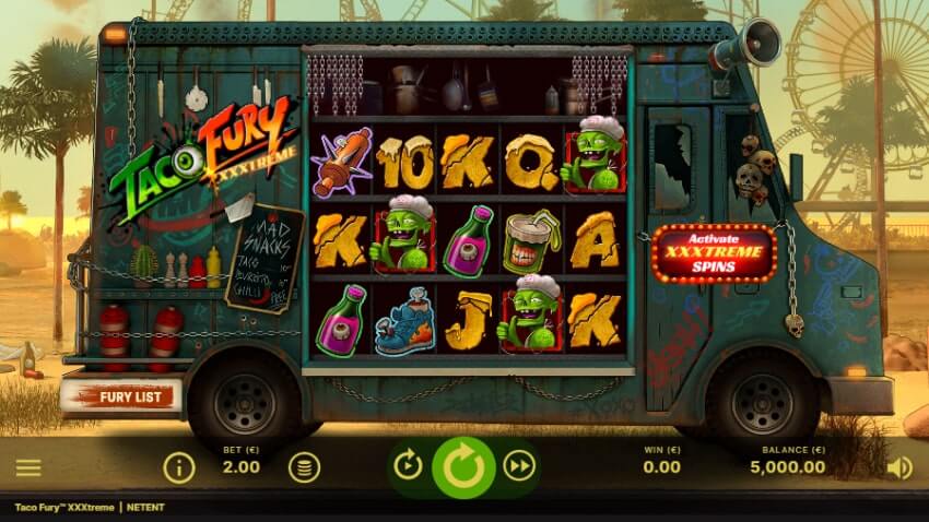 Taco Fury XXXtreme slot