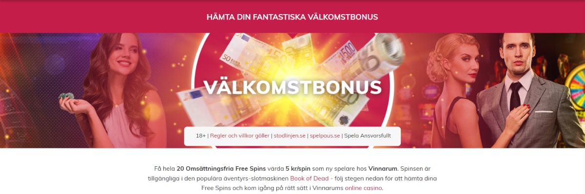 Vinnarum casino bonus