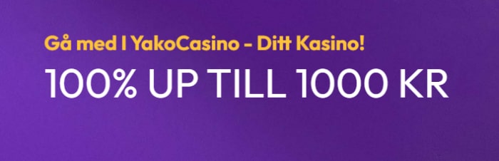 Yako casino bonus