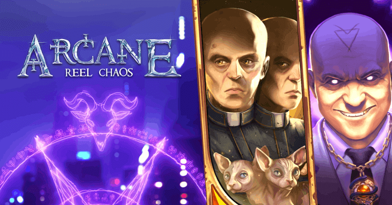 En superskur med katt i knät i Arcane Reel Chaos