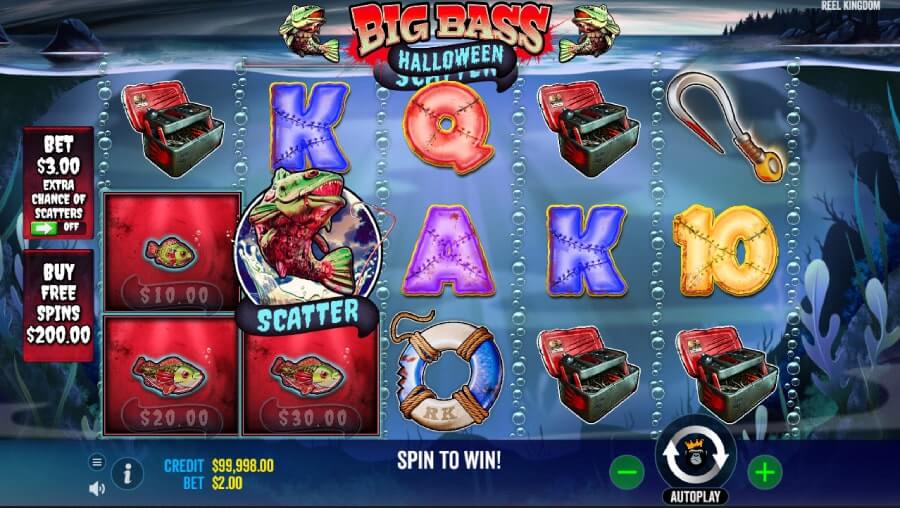 big bass halloween slot