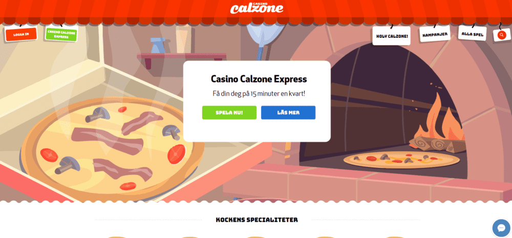 Casino Calzone lobby