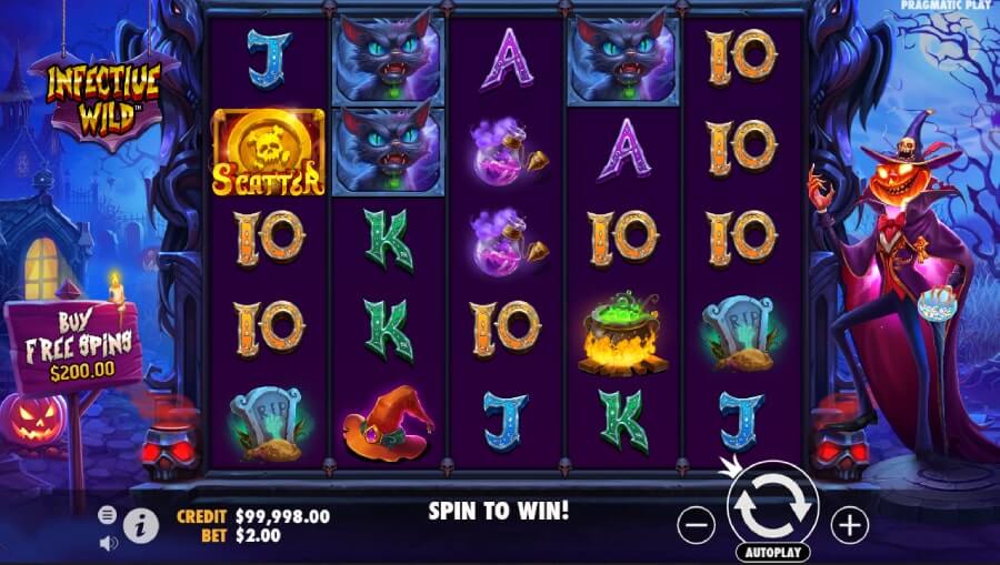 infective wild slot