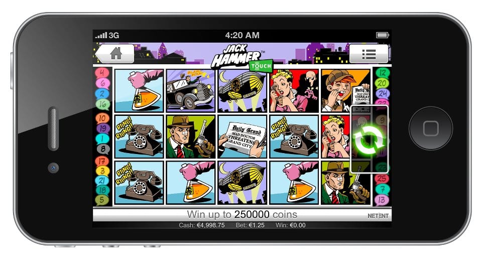 jackhammer i mobilen