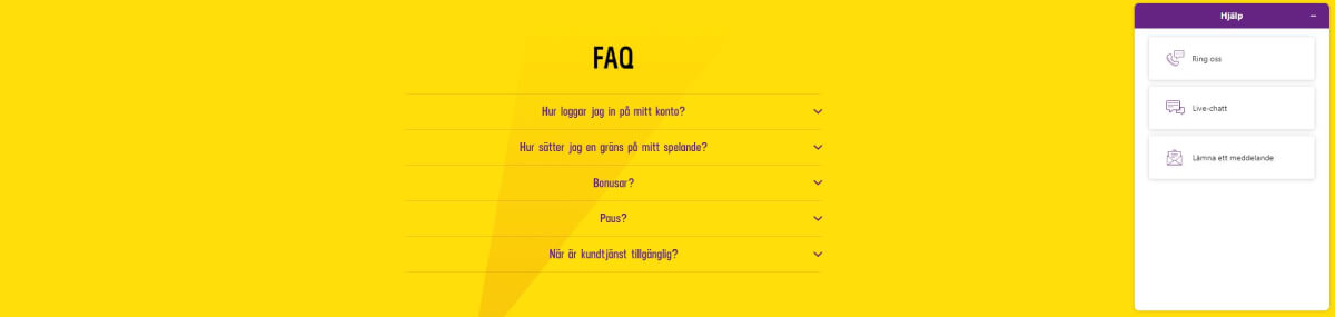 luckycasino kundsupport