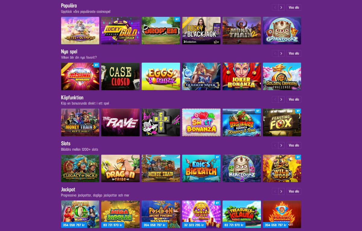 luckycasino spel