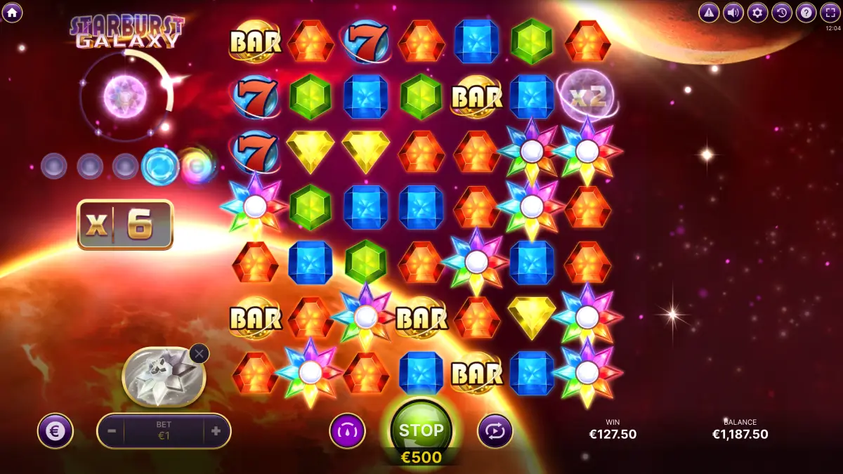 starburst galaxy bonusfunktion
