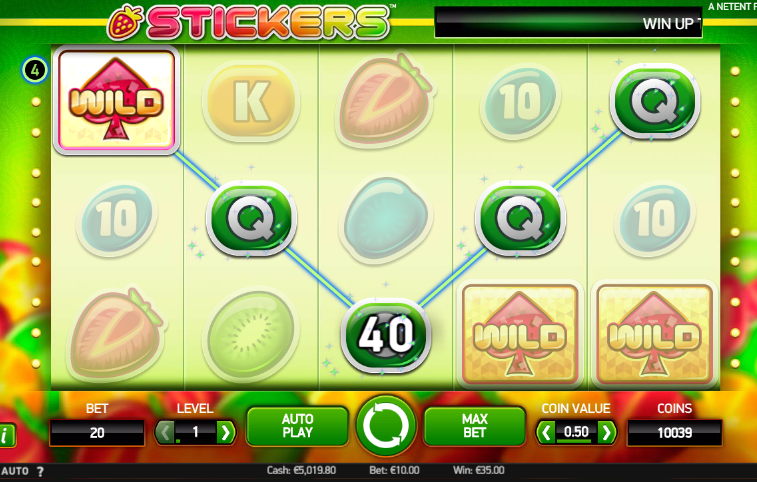 Stickers slot freespins
