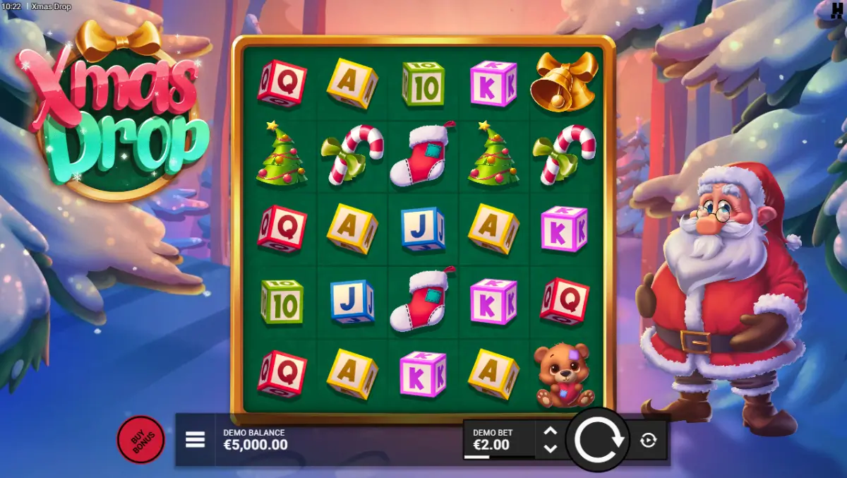 xmas drop slot