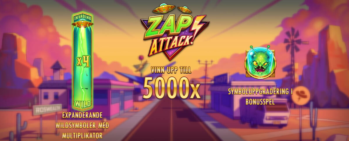 hur man spelar zap attack slot